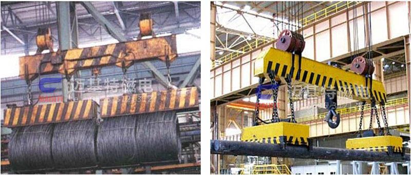 MW12系列、MW15系列吊運(yùn)捆扎螺紋鋼、圓鋼用起重電磁鐵